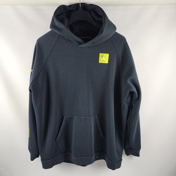 Air Jordan x Tinker Hoodie Mens 2XL Black Sports Wear Legacy Pullover BQ0298-010 - Picture 1 of 11